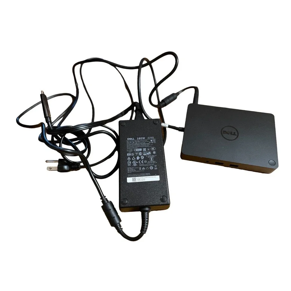 Dell WD15 K17A Laptop Docking Station with 180W Adapter